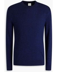 Paul Smith - Mélange Cotton And Merino Wool-blend Sweater - Lyst