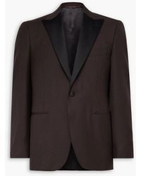 Canali - Slim-Fit Satin-Trimmed Wool Tuxedo Jacket - Lyst