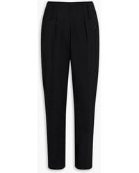 IRO - Pleated Wool-blend Twill Tapered Pants - Lyst