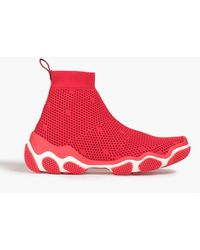Red(V) - Glam Run Mesh High-top Sneakers - Lyst
