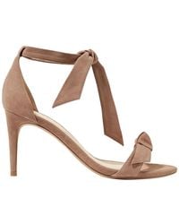 Alexandre Birman - Clarita 75 Bow-detailed Suede Sandals - Lyst