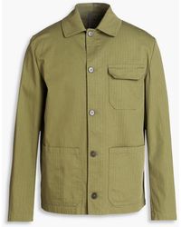 Slowear - Montedoro Herringbone Cotton-blend Jacquard Jacket - Lyst