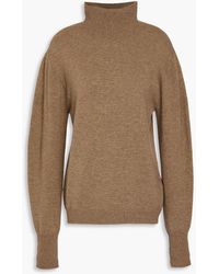 LE17SEPTEMBRE Collar Sweater in Gray | Lyst