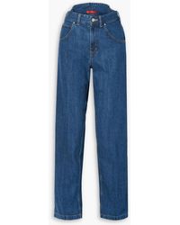 Commission - High-rise Straight-leg Jeans - Lyst