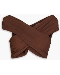 Mara Hoffman - Lorina bikini-oberteil aus stretch-matelassé - Lyst