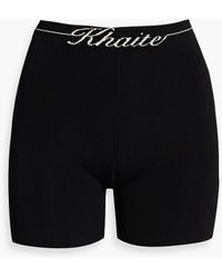 Khaite - Bryant shorts aus stretch-strick - Lyst