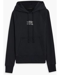 Helmut Lang - Printed French Cotton-terry Hoodie - Lyst
