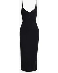 Rag & Bone - Asher midikleid aus rippstrick mit schnürung - Lyst