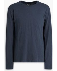 Rag & Bone - Slub Cotton-Jersey T-Shirt - Lyst