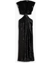 A.L.C. - Alexis Cutout Sequined Tulle Midi Dress - Lyst