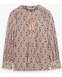 Joie - Dracha bluse aus baumwolle mit floralem print - Lyst