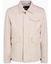 Herno - Cotton And Linen-Blend Field Jacket - Lyst