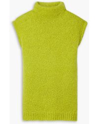 Tibi - Claude Mohair-blend Turtleneck Vest - Lyst