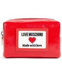 Love Moschino Beauty Cases & Wash Bags - Red