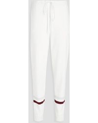 The Upside - Ribbed Striped Cotton-blend Jersey Track Pants - Lyst