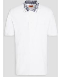Missoni - Cotton-piqué Polo Shirt - Lyst