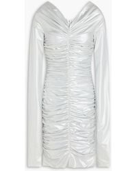 Dolce & Gabbana - Off-the-shoulder Ruched Stretch-jersey Dress - Lyst