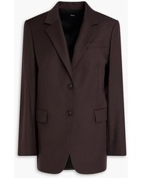 Theory - Wool-flannel Blazer - Lyst