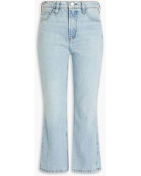 FRAME - High 'n' Tight Crop Mini Boot Cropped High-rise Bootcut Jeans - Lyst