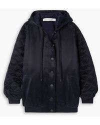 See By Chloé - Quilted Shell Hooded Bomber Jacket - Lyst