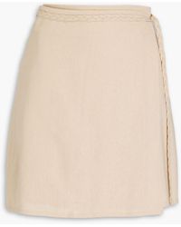 By Malene Birger - Linen-Blend Mini Wrap Skirt - Lyst