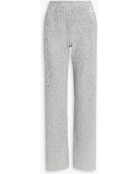 Stine Goya - Markus Sequined Knitted Straight-leg Pants - Lyst