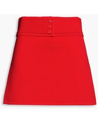 Sandro - Button-Embellished Stretch-Knit Mini Skirt - Lyst