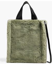 Stand Studio - Leia Faux Shearling Tote - Lyst