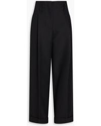 Philosophy Di Lorenzo Serafini - Grain De Poudre Wide-leg Pants - Lyst