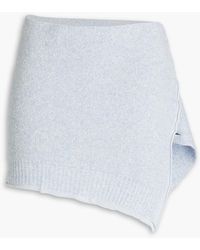 Jacquemus - Bagnu Bouclé Cotton-blend Mini Wrap Skirt - Lyst
