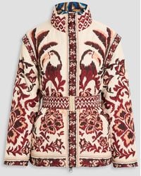FARM Rio - Reversible Belted Printed Shell Jacket - Lyst