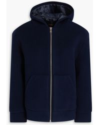 Maje - Wool-Blend Felt Hooded Jacket - Lyst