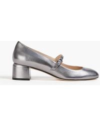 Stuart Weitzman - Gabby 45 Leather Mary Jane Pumps - Lyst