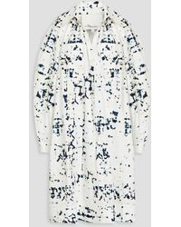 3.1 Phillip Lim - Printed Cotton-poplin Midi Shirt Dress - Lyst