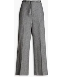Jil Sander - Wool-blend Wide-leg Pants - Lyst