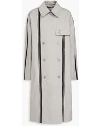 JW Anderson - Double-breasted Cotton-gabardine Trench Coat - Lyst