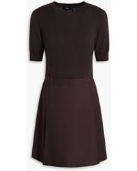 Theory - Merino Wool Mini Dress - Lyst