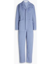 Alex Mill - Standard Cropped Stretch-cotton Jumpsuit - Lyst