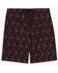 Orlebar Brown - Devlin Printed Cotton-Poplin Drawstring Shorts - Lyst
