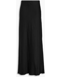 Theory - Linen-blend Twill Maxi Skirt - Lyst
