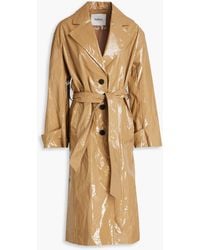 Ba&sh - Belted Coated Cotton Trench Coat - Lyst