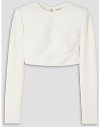 Stella McCartney - Cropped Cady Top - Lyst