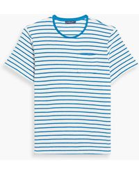 Frescobol Carioca - T-shirt aus baumwoll-jersey mit streifen - Lyst