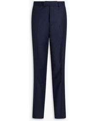 Sandro - Slim-fit Houndstooth Wool Suit Pants - Lyst