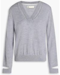 Tory Burch - Pullover aus merinowolle mit cut-outs - Lyst
