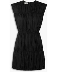 Renaissance Renaissance - Parachute Gathered Cotton-voile Mini Dress - Lyst