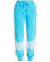 The Upside - Tie-dyed Organic French Cotton Terry Track Pants - Lyst