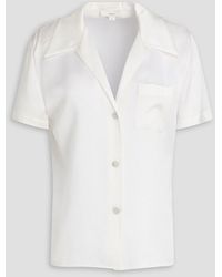 Vince - Silk-satin Crepe Shirt - Lyst
