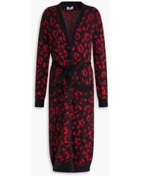RED Valentino - Jacquard-knit Cotton-blend Cardigan - Lyst