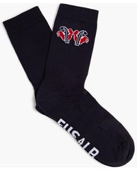 Fusalp - Intarsia Cotton-blend Socks - Lyst